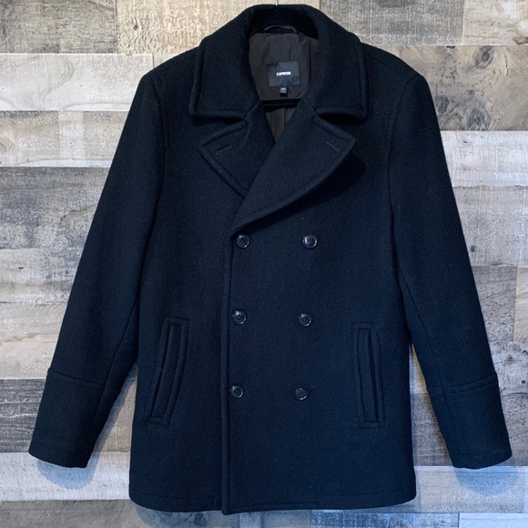 Men’s Express Peacoat Size M - Picture 13 of 16